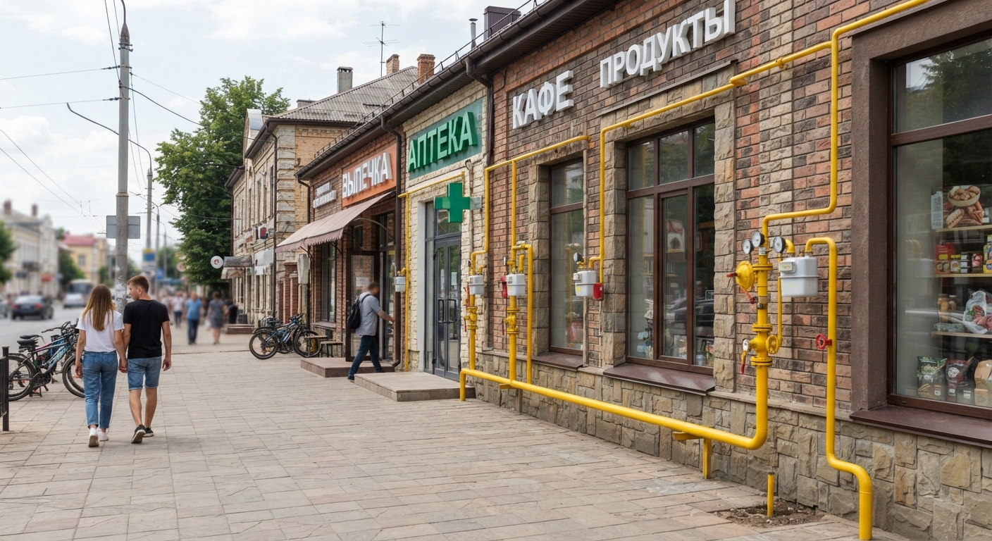 Газификация магазинов и торговых объектов